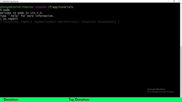 Get operating system's default directory for temporary files with Node.js смотреть онлайн