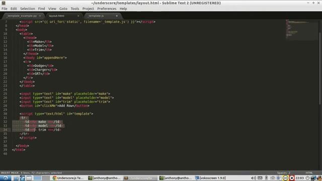 Using Underscore.js Templates Part 2 смотреть онлайн