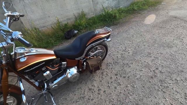 Юбилейный спрингер на 110 моторе. CVO, screaming eagle. Harley-Davidson FXSTSSE3 CVO смотреть онлайн