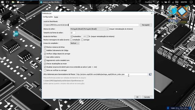 Instalando biblioteca do ESP8266 na IDE Arduino смотреть онлайн
