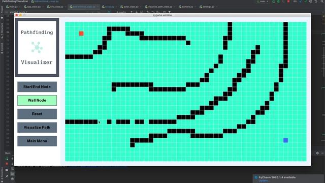 Python Pathfinding Visualizer - Update 5.0 - Seung Jae Yang смотреть онлайн