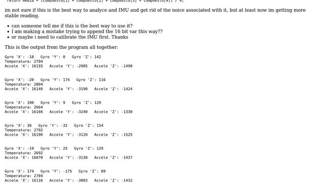 Raspberry Pi: Getting data from MPU9250, cant get an stable reading смотреть онлайн