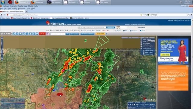 2/3/2012 -- Severe Weather -- TX, OK, KS, MO, AR, LA, IA, NE, MS, IL next several days смотреть онлайн