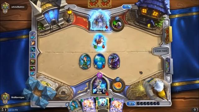 Hearthstone: Unlucky Warlock vs. Mage смотреть онлайн