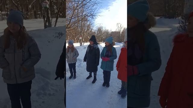 МОУ СОШ 25 города Подольск. Флешмоб "Безопасная горка" смотреть онлайн