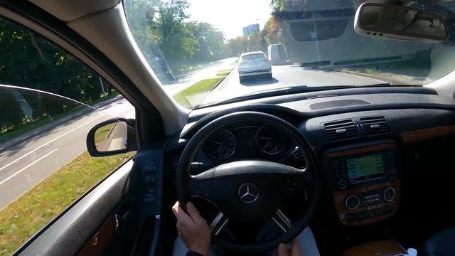 2007 Mercedes R Class 350 3.5 272HP | POV Test Drive | Fuel consumption | 0-100 | review смотреть онлайн