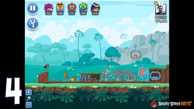 Angry Birds Friends Tournament Week 246-A Levels 1 to 6 Non Power Up Compilation Walkthroughs смотреть онлайн