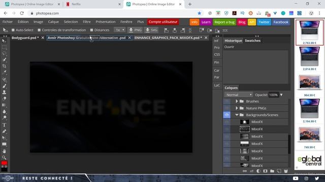 Comment avoir Photoshop GRATUITEMENT Online (Alternative - PhotoPea) смотреть онлайн