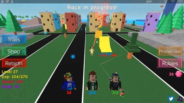 СИМУЛЯТОР СКОРОСТИ 3! САМЫЙ БЫСТРЫЙ ИГРОК Roblox Speed Simulator 3 смотреть онлайн