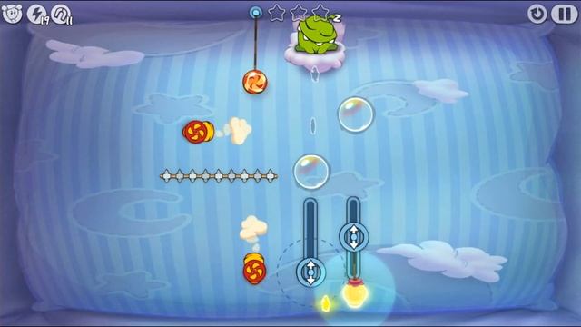 Cut the Rope #16 Подушечная Коробка Видео прохождение по Мультику Let's Play смотреть онлайн