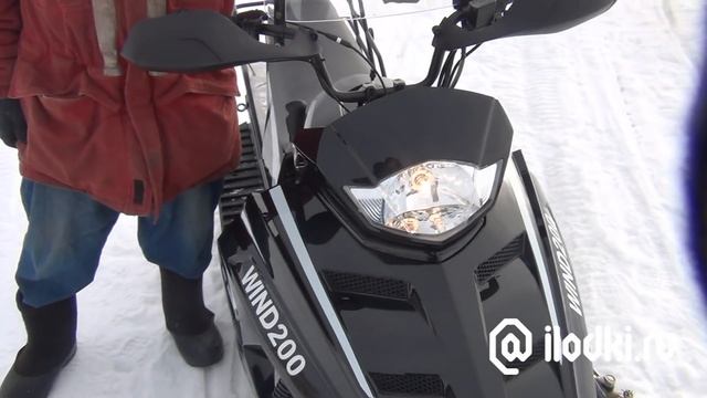 Испытываем снегоход Wind200 от Ilodki.ru