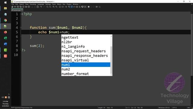 PHP function Bangla Tutorial | PHP Basic to Advanced Tutorial Bangla | function in PHP - 07 смотреть онлайн