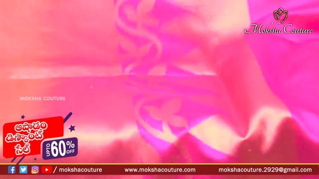 Ashadam Discount Sale Upto 60% OFF| Kanchi Kora Designer Sarees | EP 044 | Moksha Couture@799339954 смотреть онлайн