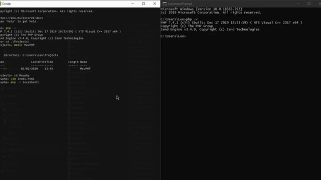 PHP no Windows sem dor de cabeça e rodando o web-server built-in смотреть онлайн