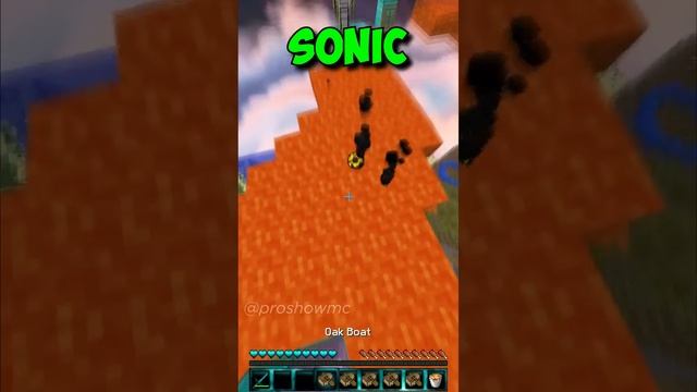NOOB Vs MR BEAST Vs SONIC Vs SPONGEBOB Vs HACKER: Minecraft Parkour (Running Out Of Time) #shorts