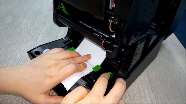 Термотрансферный принтер этикеток TSC TE200 установка этикетки смотреть онлайн