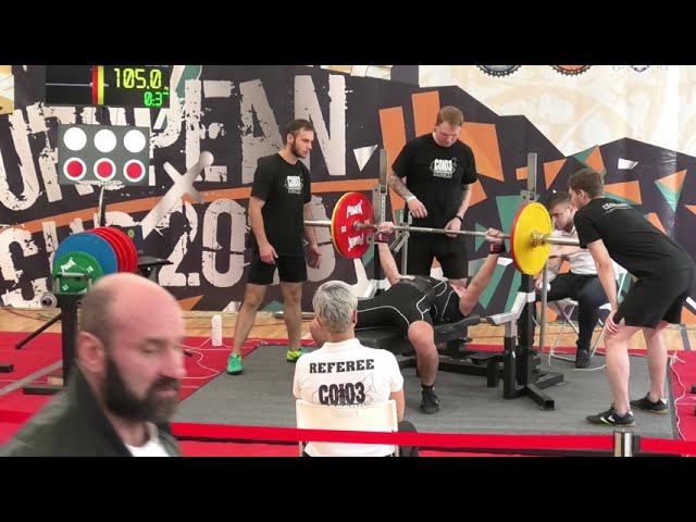 Кубок Европы 2020. Жим.2 поток. 03.10.20. Женщины. Мужчины , категории 82.5 и до 140 и свыше.
