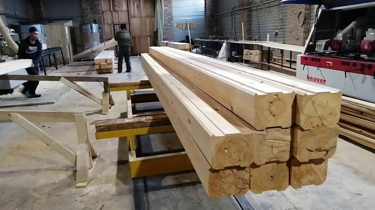Производство профилированного бруса в Сибири смотреть онлайн
