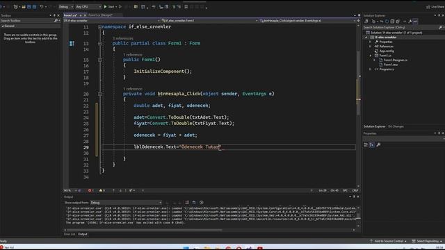 C# Windows Form If Else Örnekleri 1 смотреть онлайн