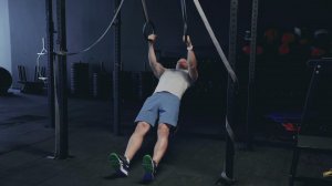 Горизонтальные подтягивания на кольцах/Ring Body row