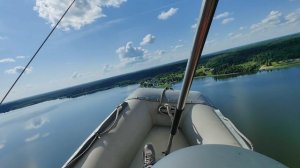 Полет над Сиверским озером на мото-дельтаплане!!