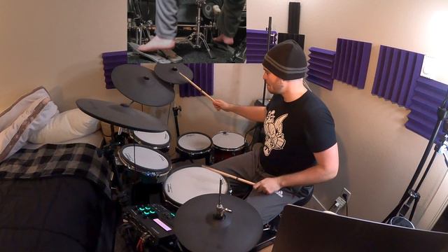 Meshuggah – "Spasm" (drum cover) смотреть онлайн