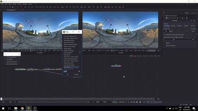 Blackmagic Fusion 9 VR / 360 tools - Tutorial and Demo смотреть онлайн