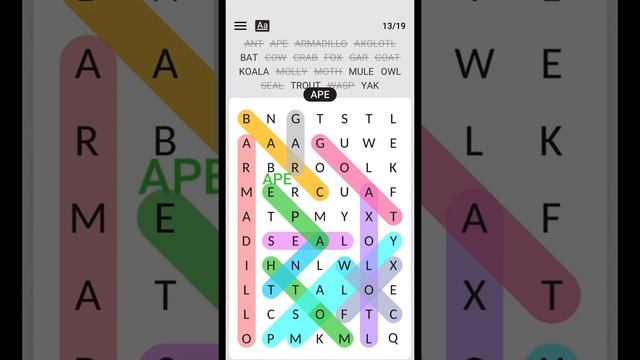 Solve Word Search Puzzles | Puzzles games | #viral #shorts #satisfying #subscribe смотреть онлайн
