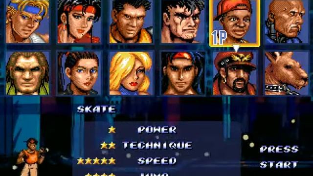 Streets of Rage Remake Custom Palettes смотреть онлайн