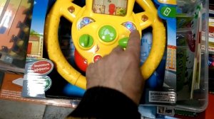 122 Интерактивный руль игрушка для малышей
