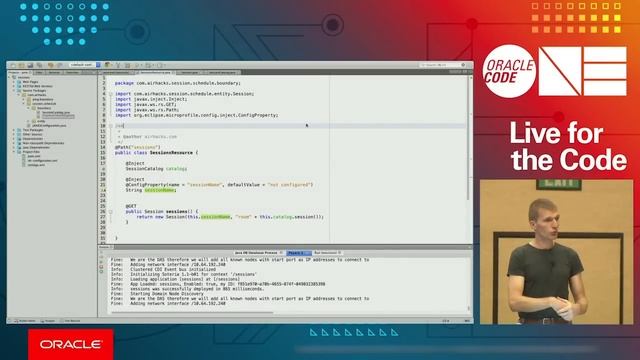 From Jakarta EE over MicroProfile to Serverless: Interactive Onstage Hacking смотреть онлайн