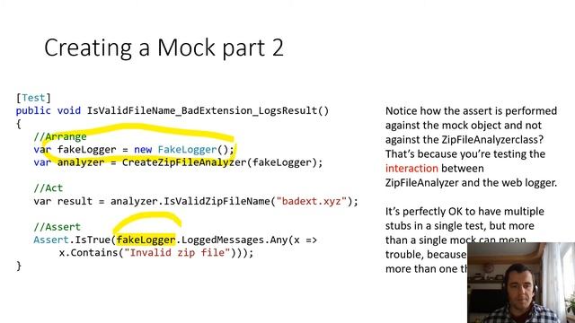 Efficient Unit Testing Part 3/4 Fakes, Mocks and Stubs смотреть онлайн