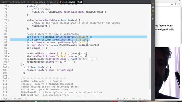 Capturing and Saving User Audio or Video with JavaScript смотреть онлайн
