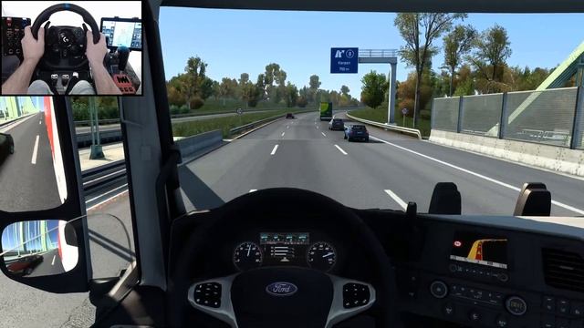 Driving to Ford F-MAX | Euro Truck Simulator 2 | Logitech Steering Wheel смотреть онлайн