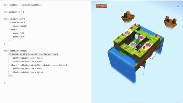 Swift Playgrounds на русском, Types 5 урок | Random Gems Everywhere смотреть онлайн