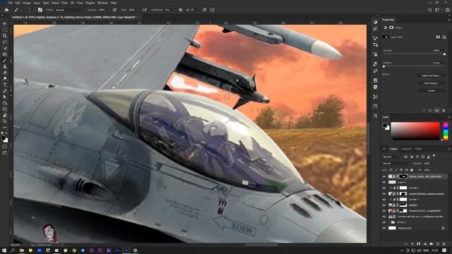 TOP GUN [ MAVERICK ] - SPEED ART | Photoshop смотреть онлайн