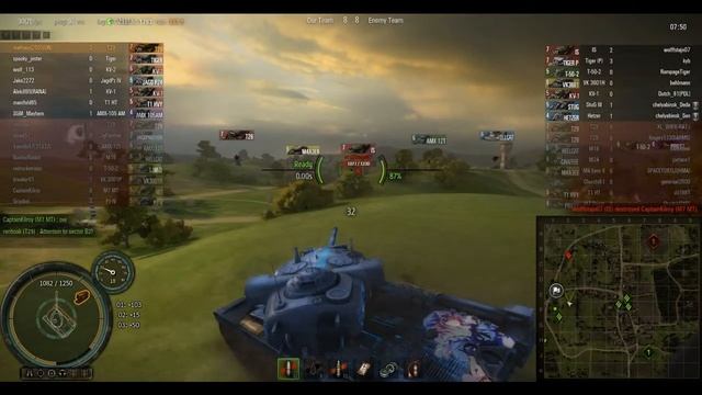 World of Tanks 8.1 - T29 9 kills, last tank standing смотреть онлайн