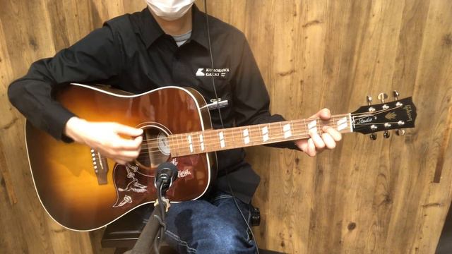 Gibson Hummingbird Studio Walnut #21713012 試奏動画 смотреть онлайн