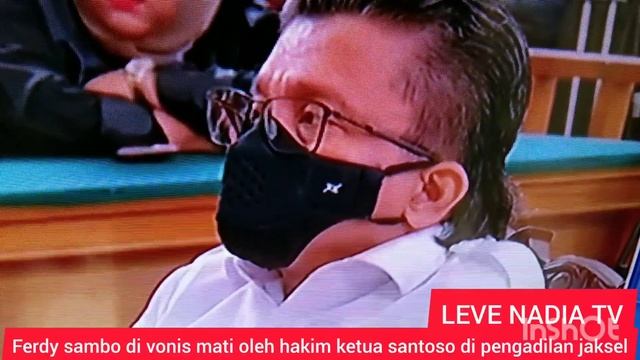 IRJEN POL FERDY SAMBO DI VONIS MATI OLE HAKIM KETUA SANTOSO DI PN JAKSEL смотреть онлайн