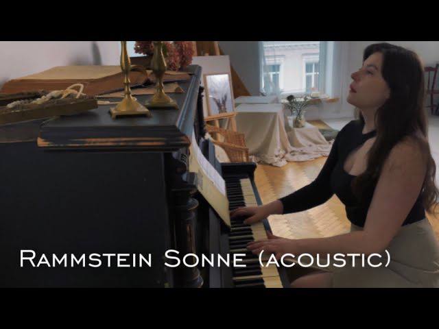 Rammstein - Sonne (acoustic) piano cover _ на пианино смотреть онлайн