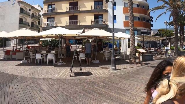 TENERIFE | Playa San Juan [Beautiful Place] Beach & Promenade ⛱️ Summer 2021 ? | Walking Tour [4K] смотреть онлайн