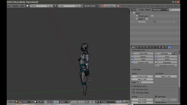 Blender Jiggle Physics Softbody