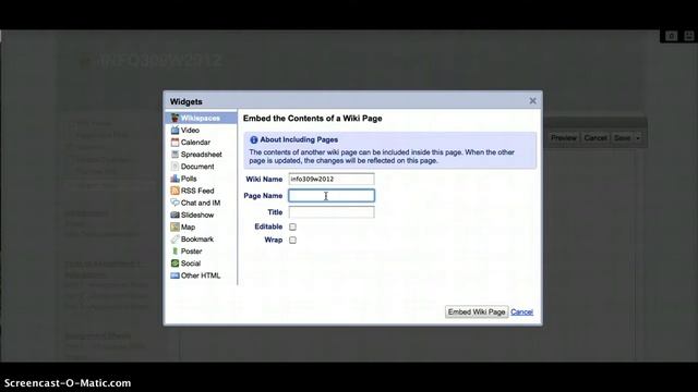 How to embed a wiki page on to your wiki смотреть онлайн
