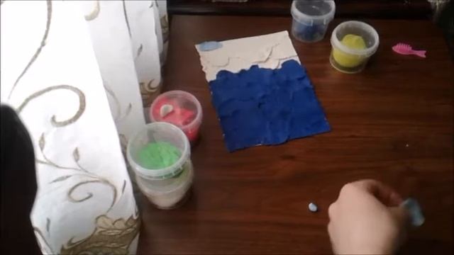 Открытка из пластилина на 23 февраля. смотреть онлайн