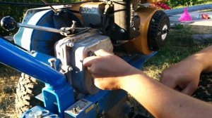 Мотоблок НЕВА МБ-2С 7,5 PRO. Первая замена масла в редукторе