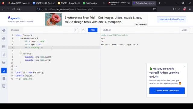 JavaScript ES6 Tutorial For Beginners //classes,default parameter,rest parameter // ENV Creations смотреть онлайн