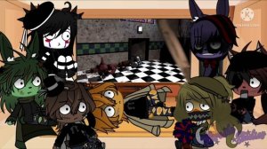 FNAF 2 + Springtrap React To Counter Jumpscares || Gacha Club || Read Desc.