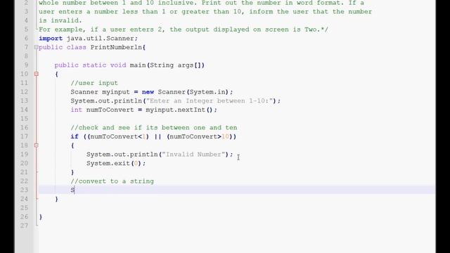 CA Exercise 1 - Java Tutorials Arrays Strings Scanner Integer смотреть онлайн
