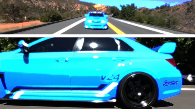 2011 Subaru STI Vinyl Wrapped Gloss Blue | Premium Auto Styling смотреть онлайн