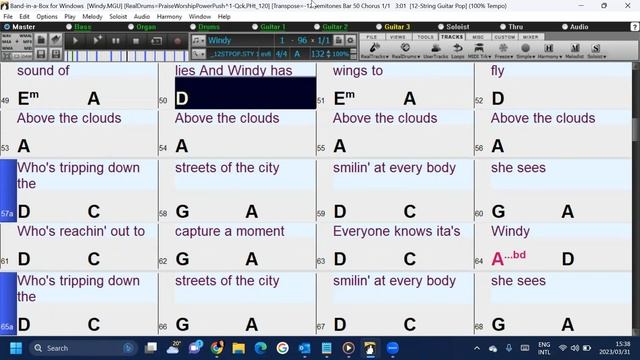 Windy (in the style ofThe Association) a fun and easy Band-in-a-Box backing track смотреть онлайн